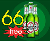 Tặng 66 chai bia Beck's mỗi tuần